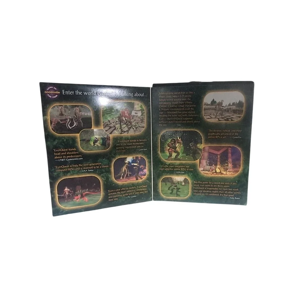 EverQuest: The Ruins of‎ Kunark Big Box 2000 PC Vintage Video Game Collector's
